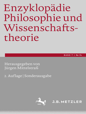 cover image of Enzyklopädie Philosophie und Wissenschaftstheorie